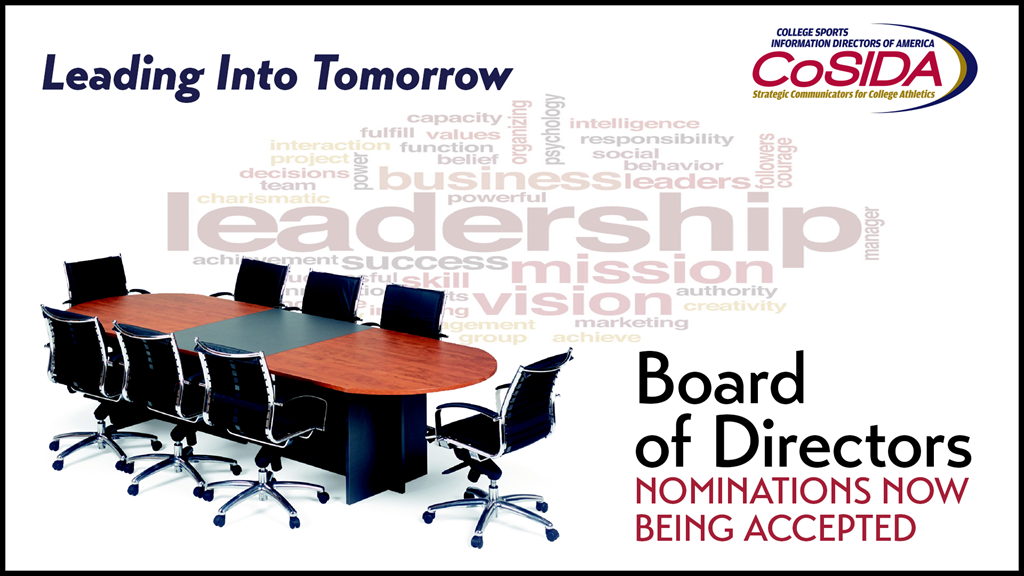 Nominations Now Accepted For Vacant Board and Third VP Positions  